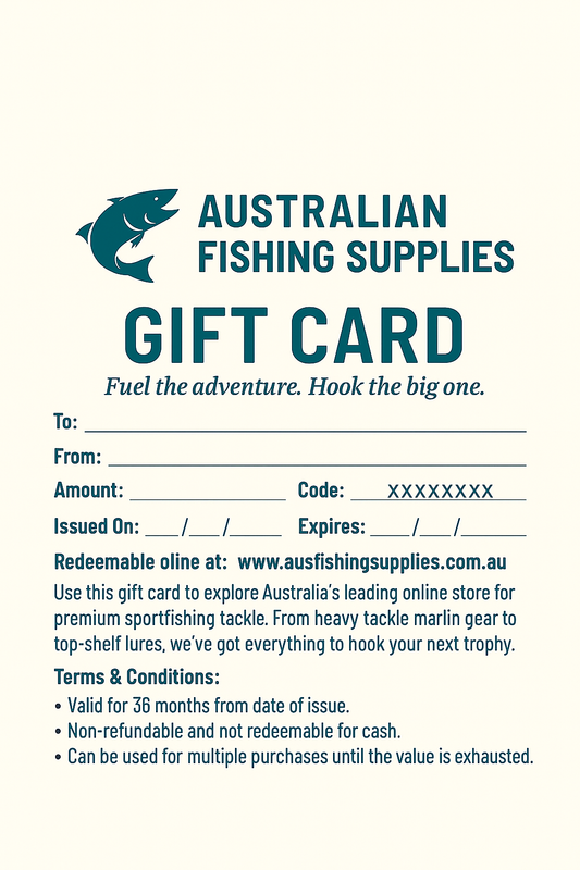 Australian Fishing Supplies Gift Card
